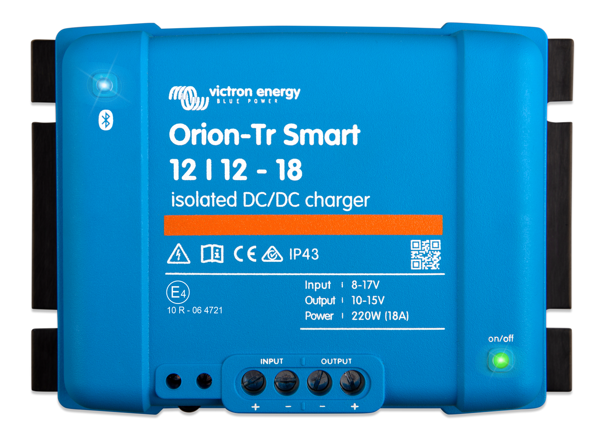 Victron Battery To Battery Charger 18A – 12/12 Orion-Tr Smart – Isolated DC-DC Charger