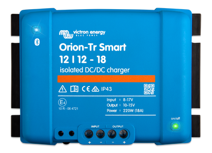 Victron Battery To Battery Charger 18A – 12/12 Orion-Tr Smart – Isolated DC-DC Charger