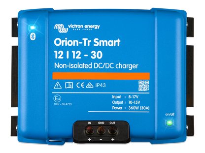 Victron Battery To Battery Charger 30A – 12/12 Orion-Tr Smart – Non-Isolated DC-DC Charger