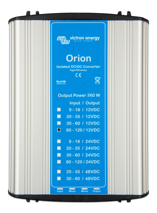 Orion 110/12-30A (360W) Isolated DC-DC converter