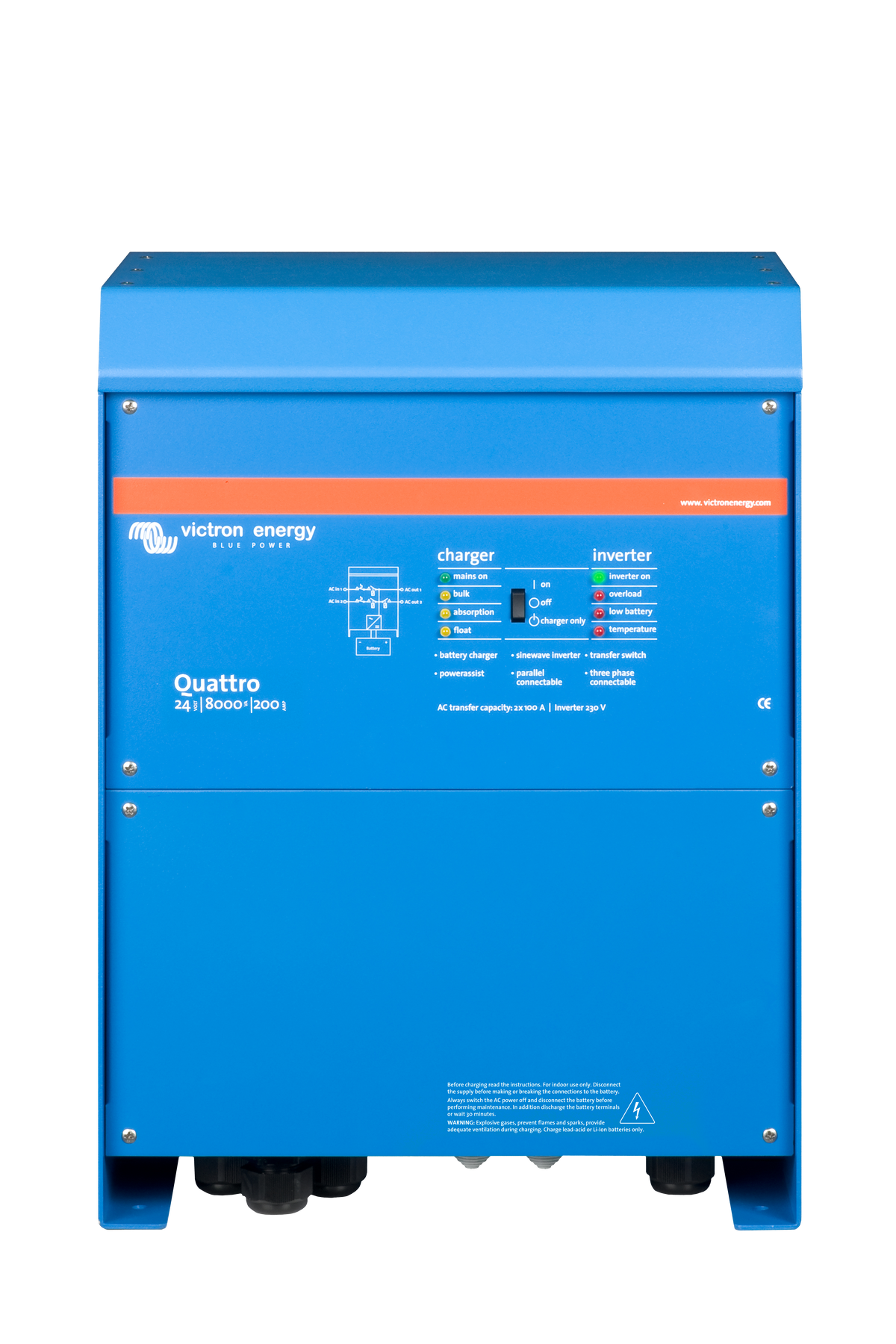 Victron Quattro 24/8000/200-100/100 230V VE.Bus - QUA248020010
