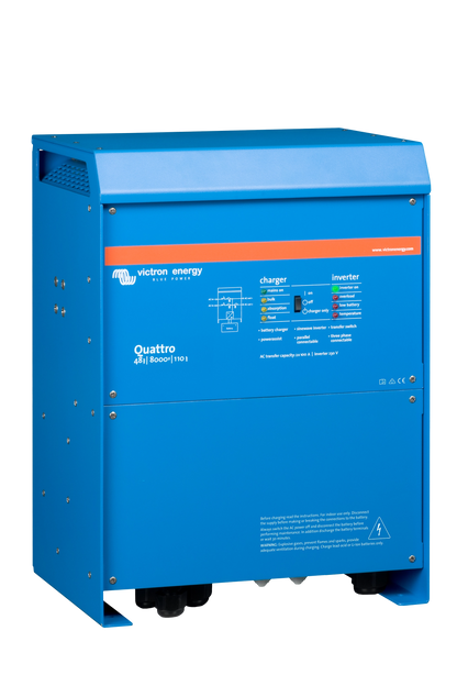 Victron Quattro 48V/8000VA Inverter/Charger - 48/8000/110-100/100 230V VE.Bus - QUA488024000