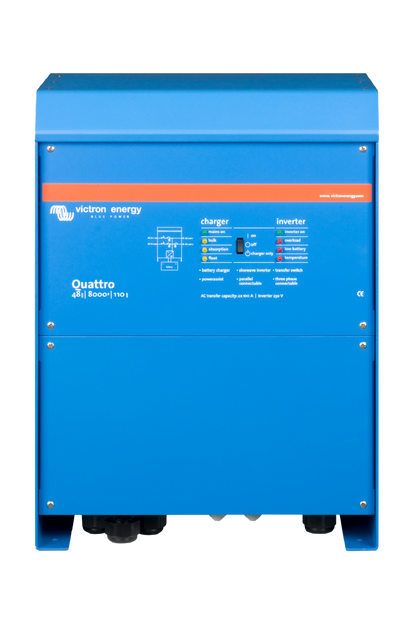 Victron Quattro 48V/8000VA Inverter/Charger - 48/8000/110-100/100 230V VE.Bus