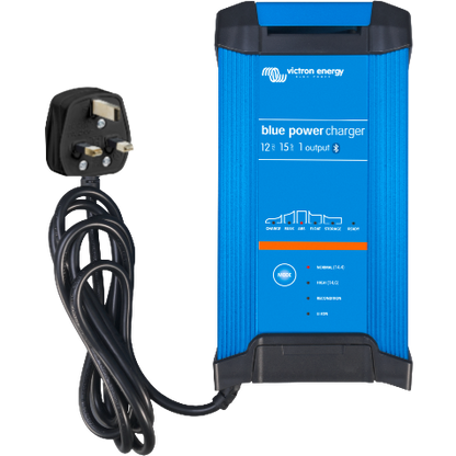 Victron Battery Charger 12/15 - Indoor (IP22) Blue Smart - 1 Output 230V UK