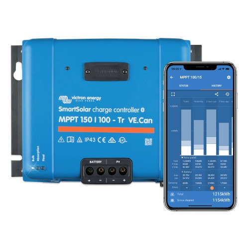 Victron MPPT 150/100 – SmartSolar Charge Controller – Tr VE.Can