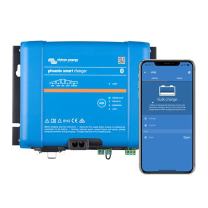Victron 12V 30A Phoenix Smart IP43 Charger - 3 Outputs 230V