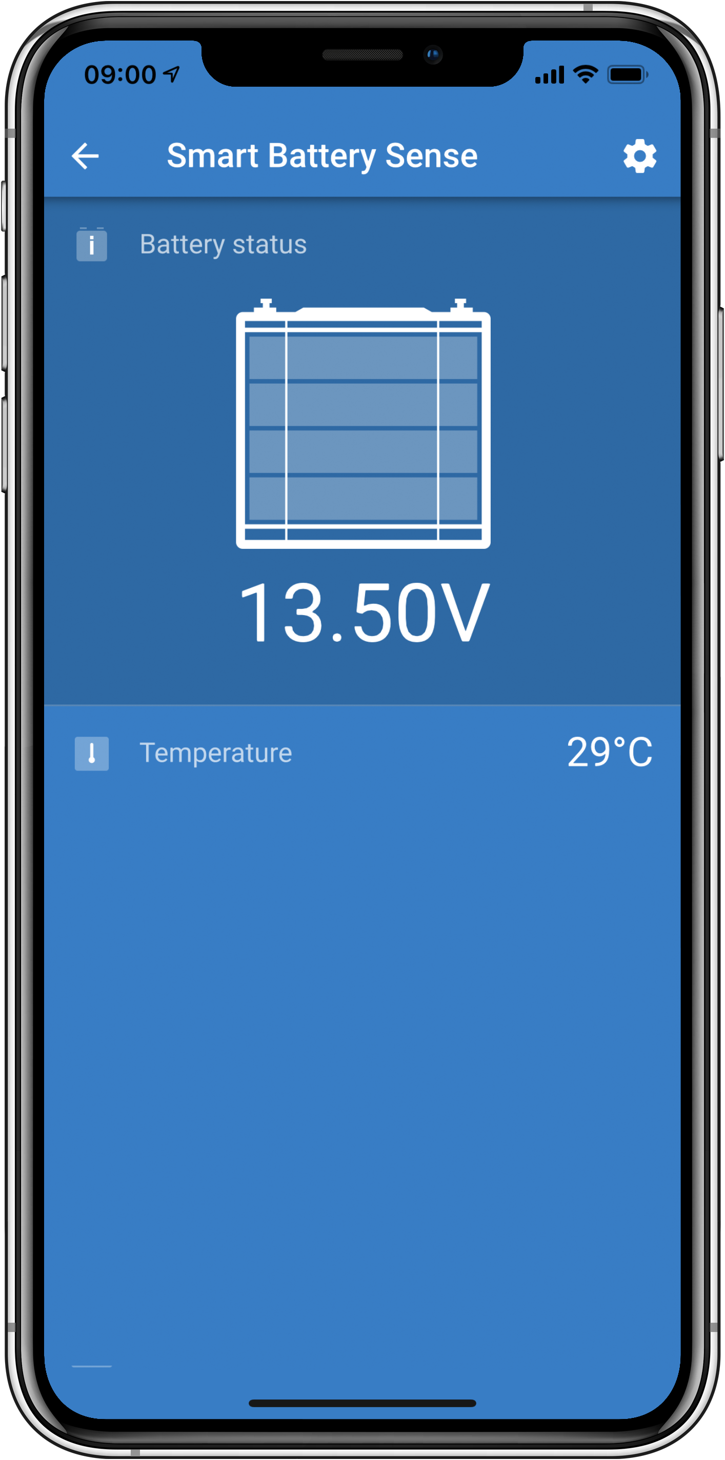 Smart Battery Sense long range (up to 10m)
