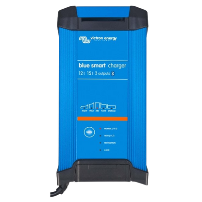 Victron Battery Charger 12/15- Indoor (IP22) Blue Smart - 3 Output 230V UK